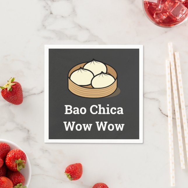 Bao Chica Wow Wow Paper Napkin (Insitu)