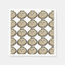 Bao Dumpling Birthday Party Napkin