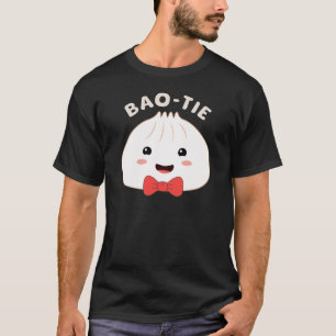 Bao Tie Bowtie Asian Food Pun T-Shirt