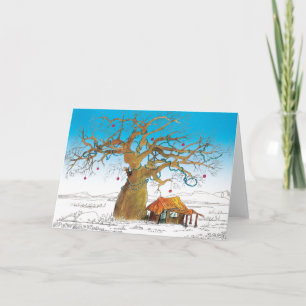 Baobab Christmas Tree Holiday Card