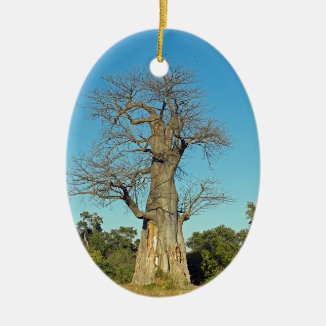 BAOBAB TREE CERAMIC TREE DECORATION (Front)