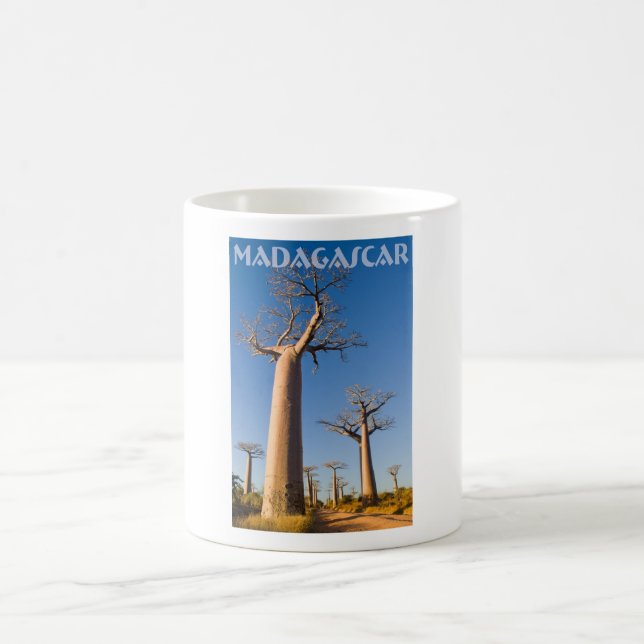 Baobab trees of Madagascar Coffee Mug (Center)