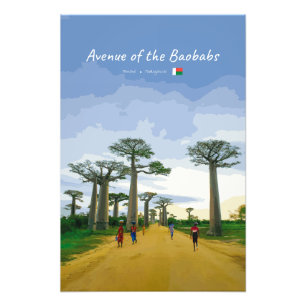 Baobabs Avenue, Madagascar - Landscape Photo Print