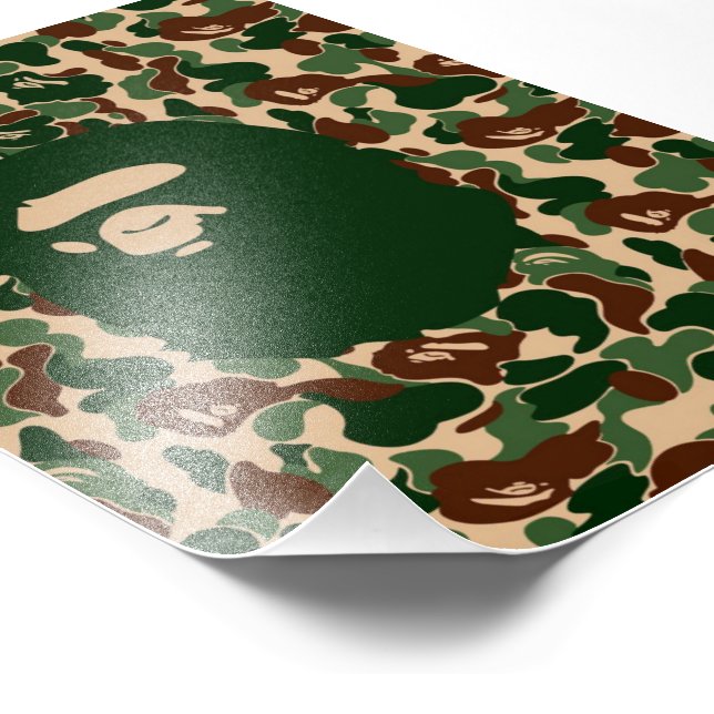 bape Camo monkey hypebeast Photo Print (Corner)