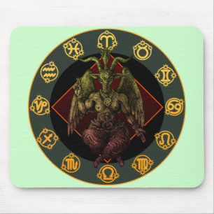 baphomet3 mouse pad