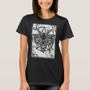 Baphomet Backprint Satan Antichrist Luzifer 666 Ba T-Shirt