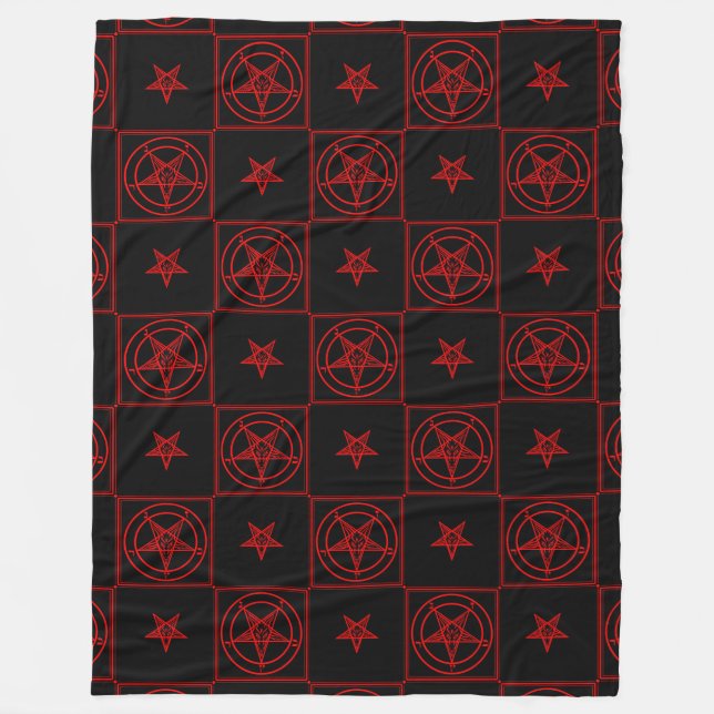 Baphomet Fleece Blanket (Front)