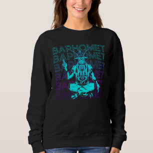 Baphomet Goat Occult Satanic Horned King Baphomet Sweatshirt