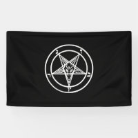 Baphomet Inverted Pentagram Goat Satanic Logo