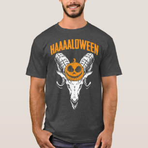 Baphomet Lazy Halloween Costume Scary Gothic 419 T-Shirt