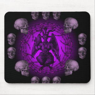 baphomet mouse pad