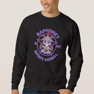 Baphomet My Spirit Animal Esoteric Cute Satanic Go Sweatshirt