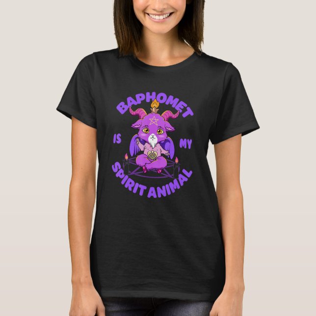 Baphomet My Spirit Animal Esoteric Cute Satanic Go T-Shirt (Front)