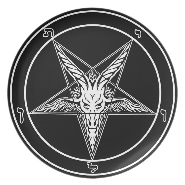 Baphomet Old Style 10" plate (Front)