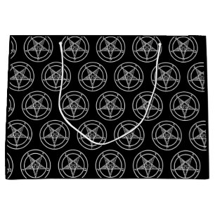 Baphomet Pentagram Large Gift Bag