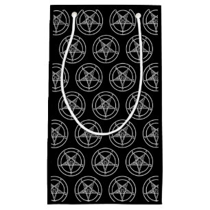 Baphomet Pentagram Satanic Small Gift Bag