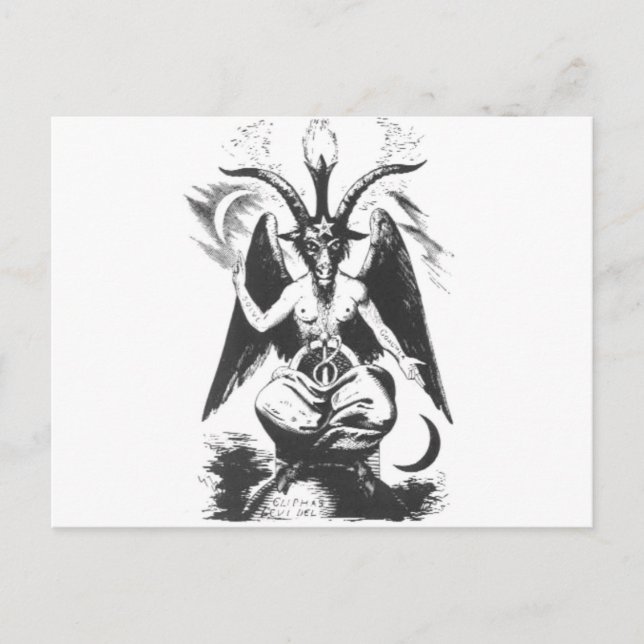 Baphomet Postcard (Front)