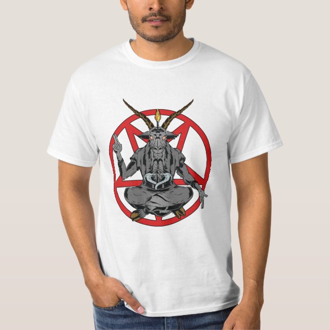 Baphomet roi de l'enfer  T-Shirt (Front)