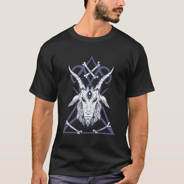 Baphomet Satanic T-Shirt (Front)