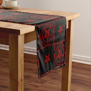 Baphomet Short Table Runner