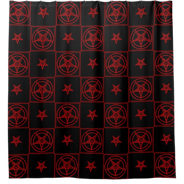Baphomet Shower Curtain (Front)