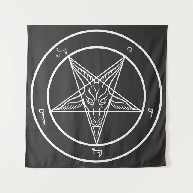 Baphomet Sigil CoS Tapestry (Front)