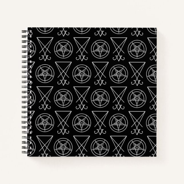 Baphomet & Sigil of Lucifer Notebook (Front)