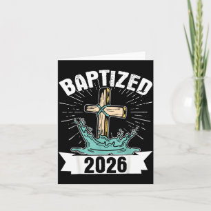 Baptised 2026  card