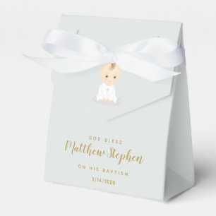 Baptism Baby Boy Favour Box