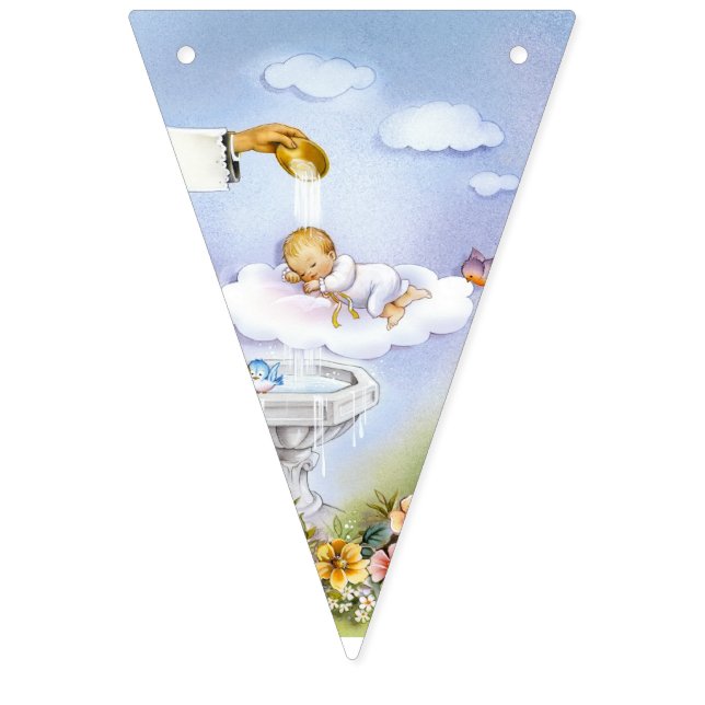 baptism bunting banner flags (Eighth Flag)