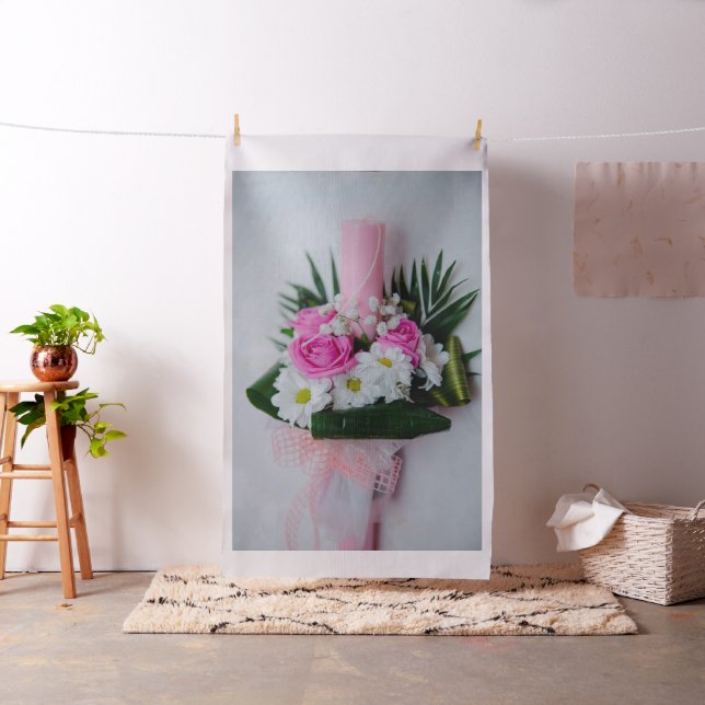 Baptism candle fabric (In Situ)