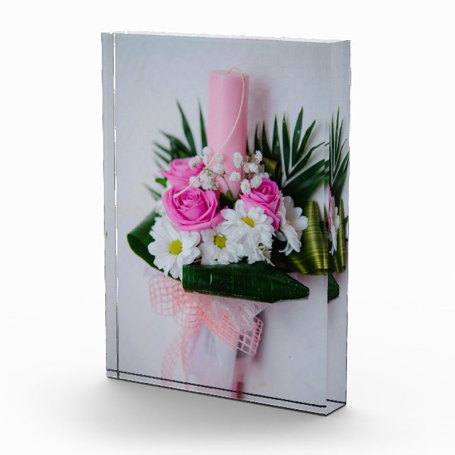 Baptism candle photo block (Right)