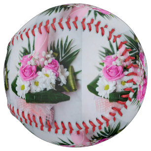 Baptism candle softball