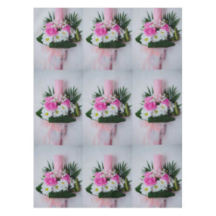 Baptism candle tablecloth
