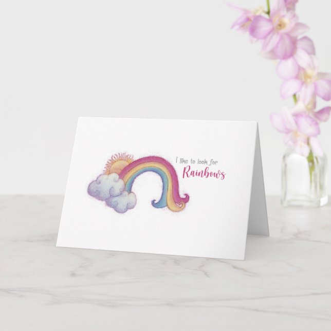 Baptism Card (Orchid)