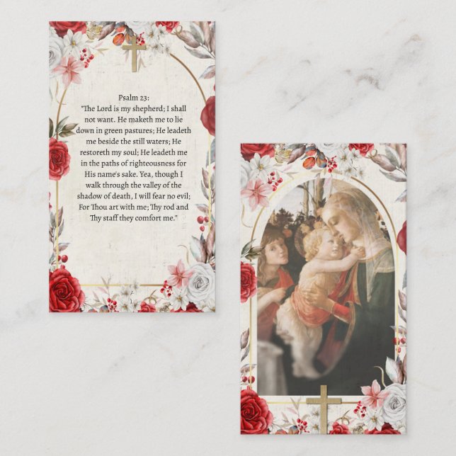 Baptism, Christening, Elegant, Gender Neutral,  Enclosure Card (Front/Back)