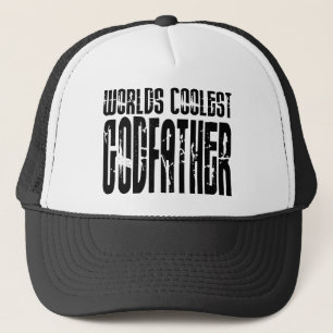 Baptism Christening Gifts Worlds Coolest Godfather Trucker Hat