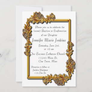 Baptism, Confirmation Celebration Invitation