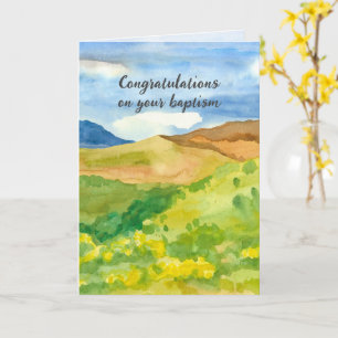 Baptism Congratulations Bible Scripture For Adult Card