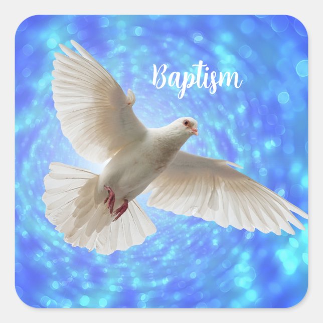 Baptism Dove Stickers (Front)