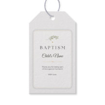 Baptism Favor Tag | Personalized