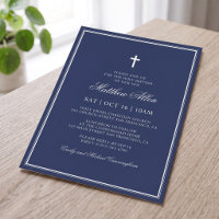 Baptism For Him | Elegant Classic Cross