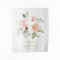 Baptism Girl Backdrop - Blush Pink Flowers Cross