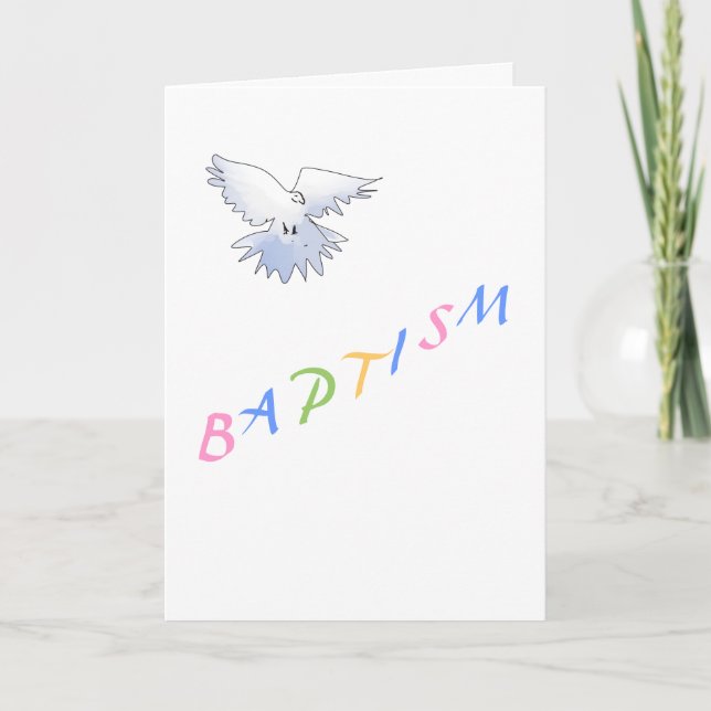 Baptism Greeting Card (Front)