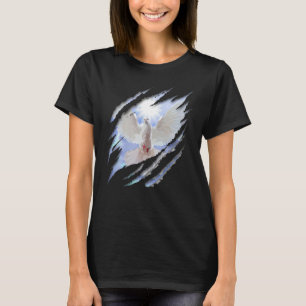 Baptism Holy Spirit White Dove Baptised Christian  T-Shirt