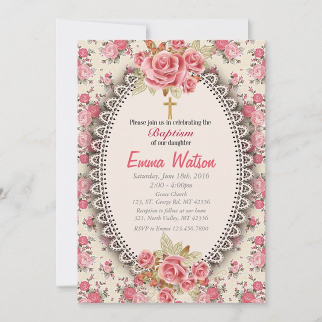 Baptism Invitation (Front)