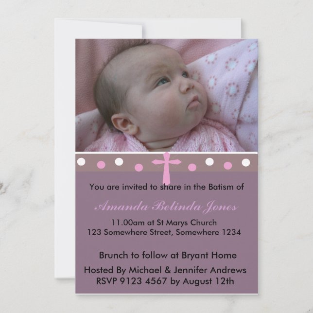 Baptism Invitation (Front)