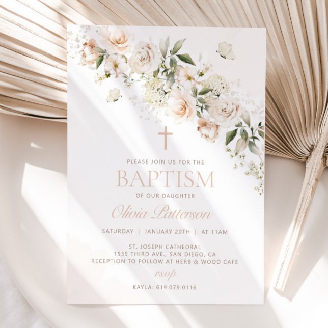 BAPTISM Invitation, First Communion Invitation (Creator Uploaded)