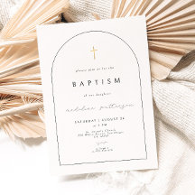 Baptism Invitation Template, Editable Baptism Invi