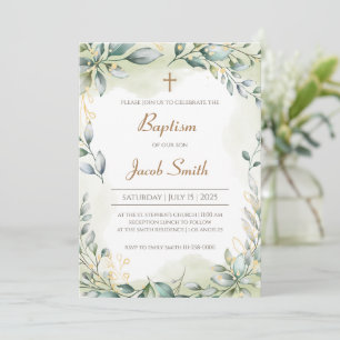 Baptism invitations Girl & Boy Christening invites